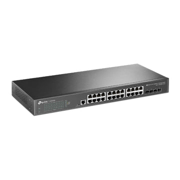 TP-Link JetStream™ 24-Port Gigabit and 4-Port 10GE SFP+ L2+ Managed Switch with 24-Port PoE+ (TL-SG3428XMP)